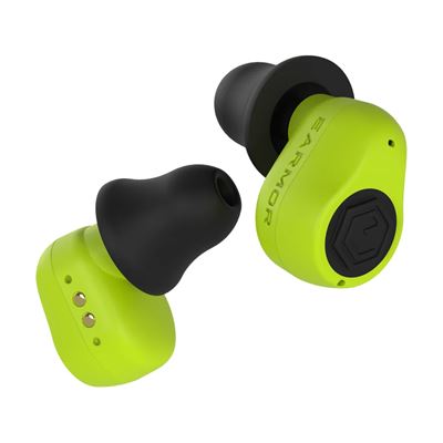 Zatyczki do uszu elektroniczne M23T AI ASSISTENT z BlueTooth NEON ZIELONE