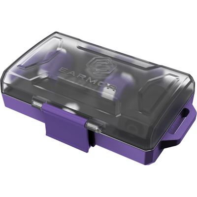 Zatyczki do uszu elektroniczne M23T AI ASSISTENT z BlueTooth FIOLETOWY EARMOR M23T-PP-AI 3