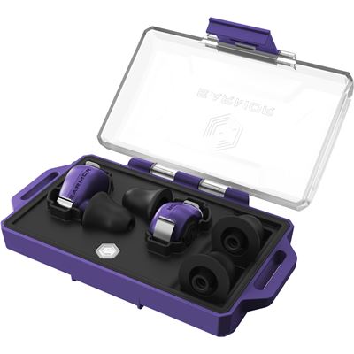 Zatyczki do uszu elektroniczne M23T AI ASSISTENT z BlueTooth FIOLETOWY EARMOR M23T-PP-AI 4