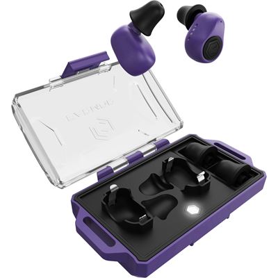 Zatyczki do uszu elektroniczne M23T AI ASSISTENT z BlueTooth FIOLETOWY EARMOR M23T-PP-AI 2