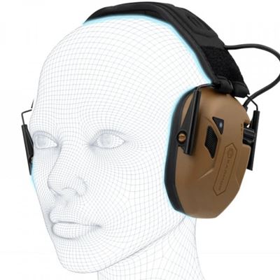 Słuchawki elektroniczne M300T z BlueTooth COYOTE BROWN