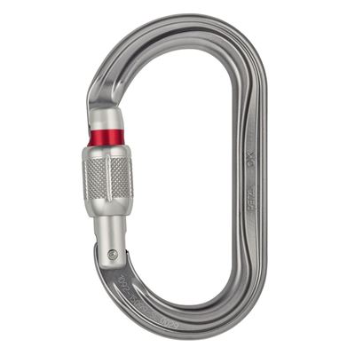 Karabińczyk OK z blokadą SCREW-LOCK SILVER