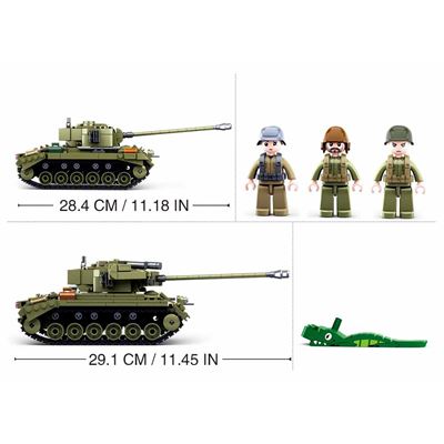 Zestaw konstrukcyjny MIDDLE TANK M26 PERSHING 2w1