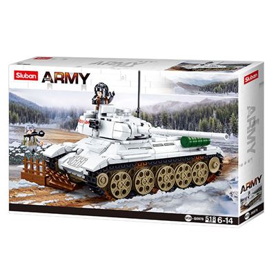 Zestaw konstrukcyjny MEDIUM TANK T-34/85 BIAŁY