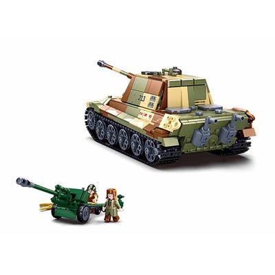 Zestaw konstrukcyjny CIĘŻKI CZĘŚCI PANZER VI TIGER II 2w1