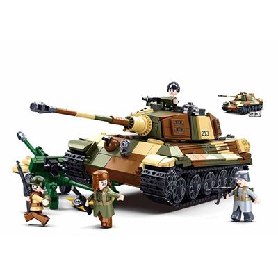 Zestaw konstrukcyjny HEAVY TANK PANZER VI TIGER II 2w1