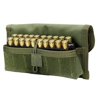 Etui MOLLE na naboje do strzelby ZELENÉ