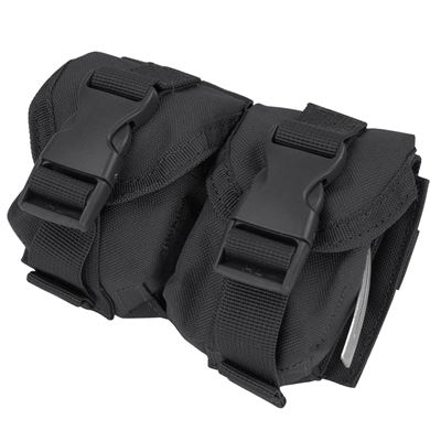 Torba MOLLE na dwie granaty CZARNA