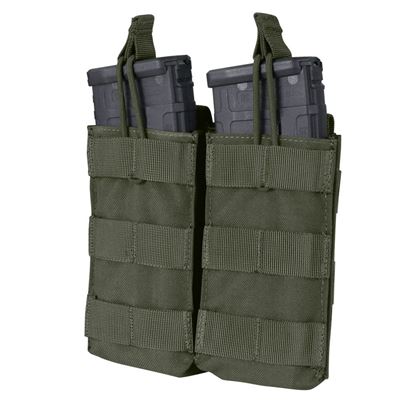 Podwójna ładownica MOLLE na magazynki 2xM4 otwarta RANGER GREEN