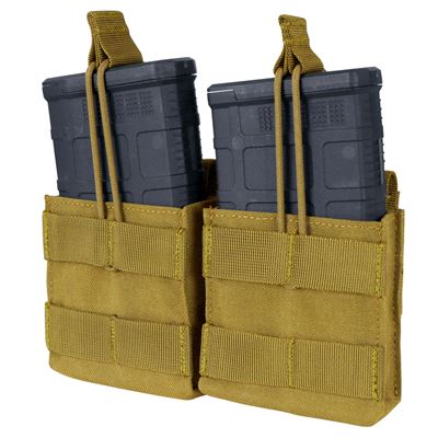 Torba MOLLE na magazynki 2xM14 otwarta COYOTE BROWN