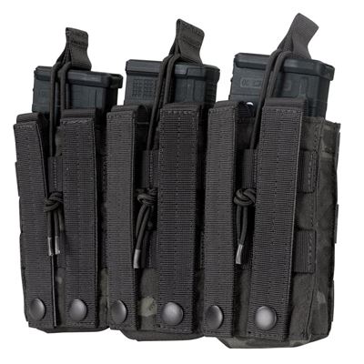 Potrójna kabura MOLLE na 3xM4 otwarta MULTICAM® BLACK
