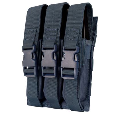 Ładownica MOLLE na trzy magazynki MP5 NIEBIESKA