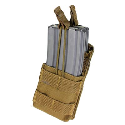 Torba na magazynki MOLLE 2xM16 otwarta COYOTE BROWN