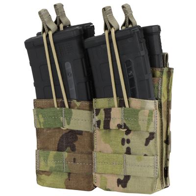 Podwójna torba MOLLE na magazynki 4xM4 otwarta MULTICAM®