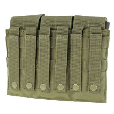 Torba MOLLE na magazynki 3xM16 ZIELONA