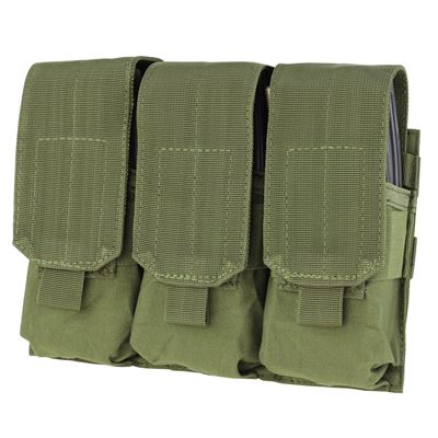 Kabura MOLLE na magazynki 3xM16 ZIELONA