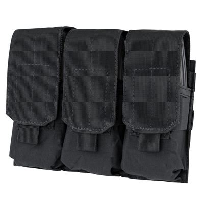 Kabura MOLLE na magazynki 3xM16 CZARNA