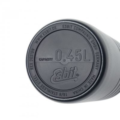 Kubek termiczny ze stali nierdzewnej MAJORIS 450ml CZARNY