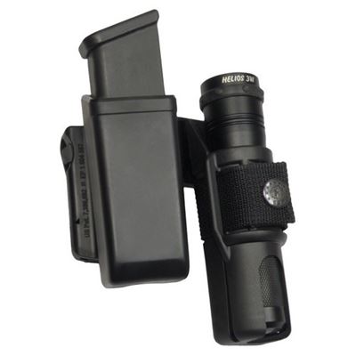 Kabura obrotowa na magazynek 9 mm LUGER i latarkę LH-04
