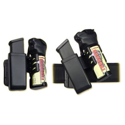 Kabura obrotowa na magazynek 9mm Luger i spray obronny SHT-04