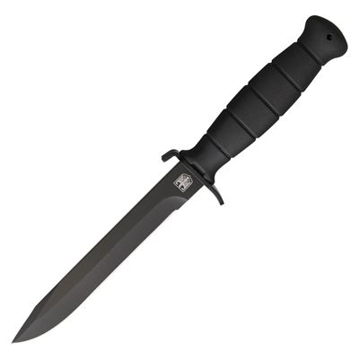 Nóż z ostrzem stałym FIGHTER z pochwą CZARNY