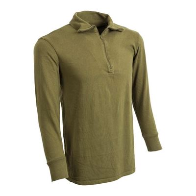 T-shirt BW z zapinanym na zamek golfem GREEN używany