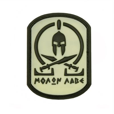 Łatka MOLON LABE plastikowa velcro SNOW
