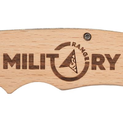 Nóż MILITARY RANGE z drewnianą rękojeścią