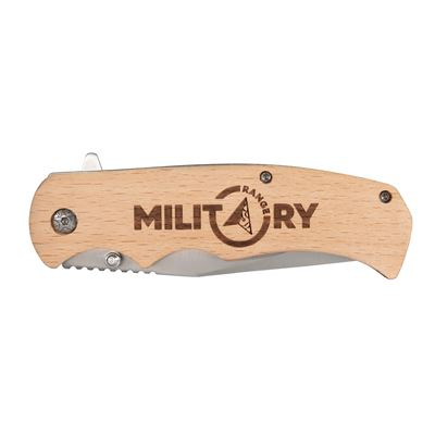 Nóż MILITARY RANGE z drewnianą rękojeścią