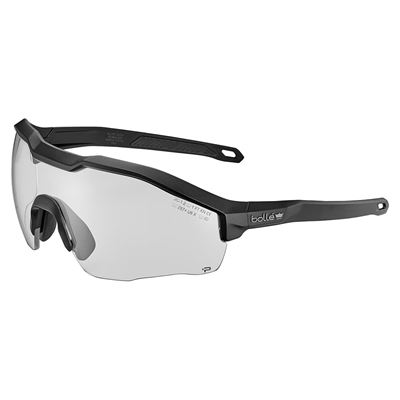 Gogle taktyczne MY6 EYESHIELD BLACK ramka CLEAR szkło