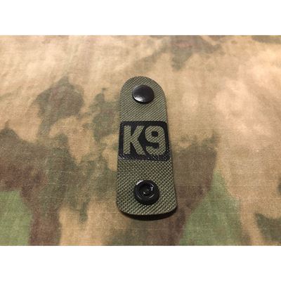 Pas identyfikacyjny MOLLE K9 GREEN/BLACK
