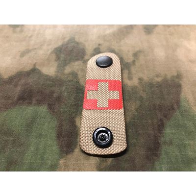 Pas identyfikacyjny MOLLE MEDIC IFAK TAN/RED