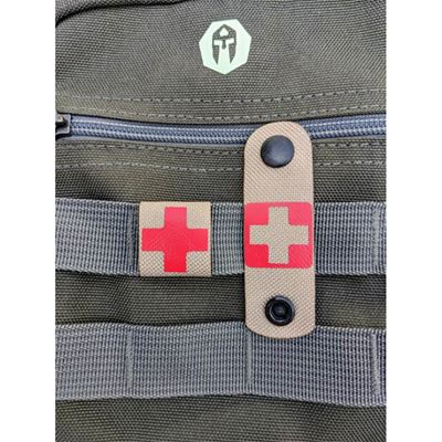Pas identyfikacyjny MOLLE MEDIC IFAK TAN/RED CROSS