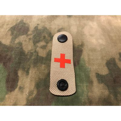 Pas identyfikacyjny MOLLE MEDIC IFAK TAN/RED CROSS