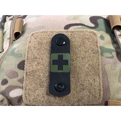 Pas identyfikacyjny MOLLE MEDIC IFAK BLACK/GREEN