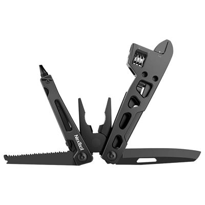 Kombinerki wielofunkcyjne VANGUARD z kluczem CZARNE