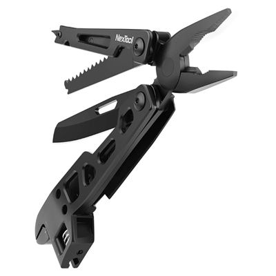 Kombinerki wielofunkcyjne VANGUARD z kluczem CZARNE