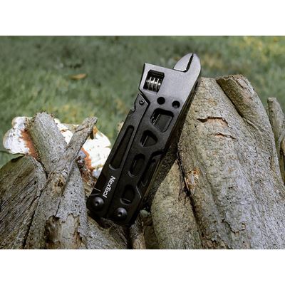 Kombinerki wielofunkcyjne VANGUARD z kluczem CZARNE