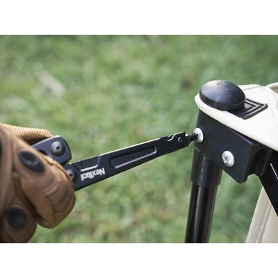 Kombinerki wielofunkcyjne VANGUARD z kluczem CZARNE