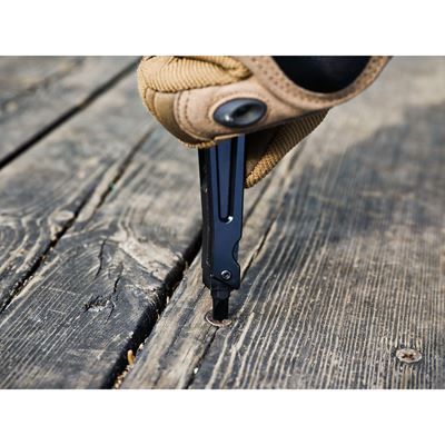 Kombinerki wielofunkcyjne VANGUARD z kluczem CZARNE