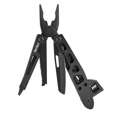 Kombinerki wielofunkcyjne VANGUARD z kluczem CZARNE