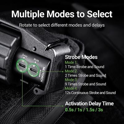 Granat taktyczny treningowy błyskowy 11000 lumenów - 130 decybeli