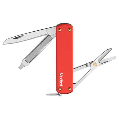 MINI POCKET wielofunkcyjny scyzoryk CZERWONY