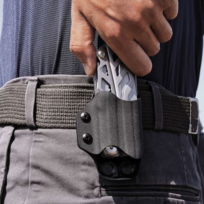 Etui na szczypce kydex FLAGSHIP CZARNE