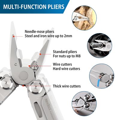 Szczypce wielofunkcyjne Flagship Pro Multi Tool SILVER
