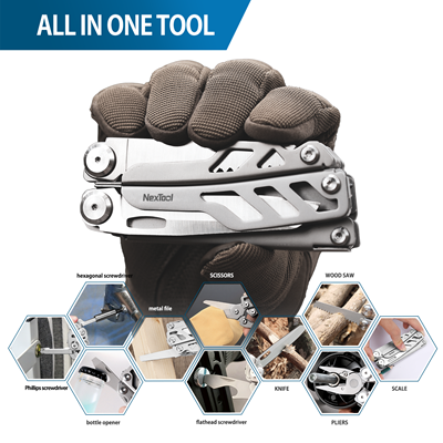 Szczypce wielofunkcyjne Flagship Pro Multi Tool SILVER