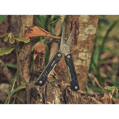 MINI SAILOR narzędzie wielofunkcyjne z nożyczkami CZARNE