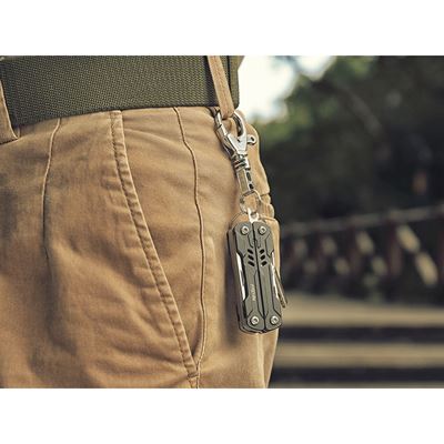 MINI SAILOR narzędzie wielofunkcyjne z nożyczkami CZARNE