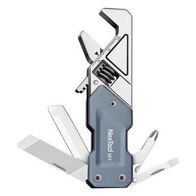 Narzędzie wielofunkcyjne W1 z kluczem NIEBIESKIE