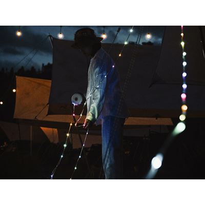 Latarka kempingowa MILKY WAY RGB z łańcuchem LED